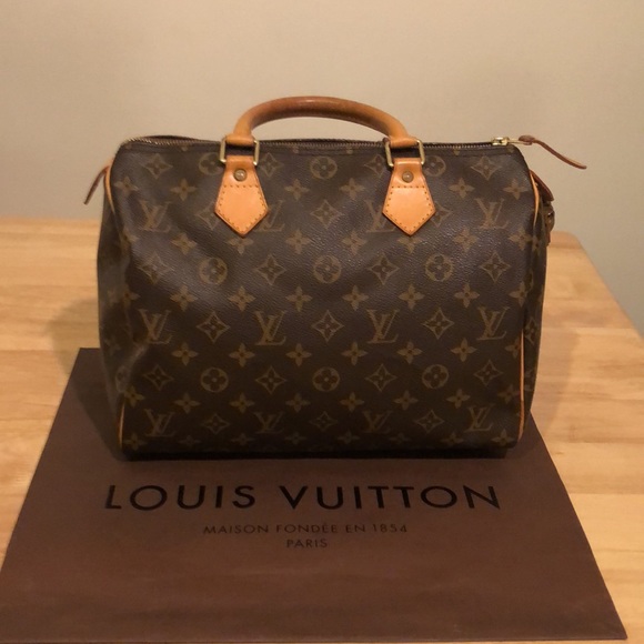 Louis Vuitton Speedy Handbag Monogram canvas brown color very good condition - Picture 2 of 16